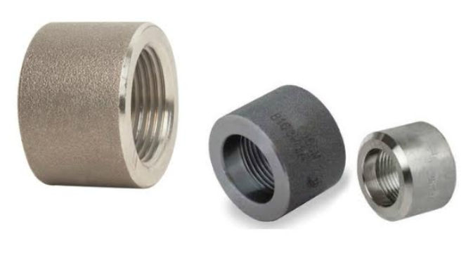 Polished Metal Threaded Half Coupling, Feature : Corrosion Proof, Crack Proof