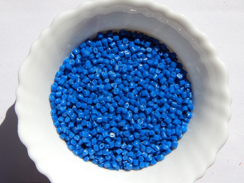 Round Blue HDPE Cap Granules, for Blow Moulding, Grade : Extrusion Grade