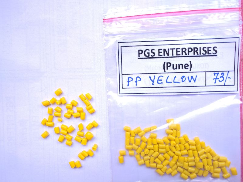 Bright Yellow PP Granules