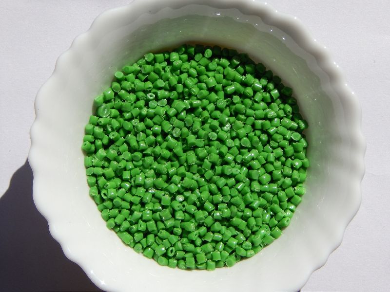 Round Green HDPE Cap Granules, for Blow Moulding, Grade : Extrusion Grade