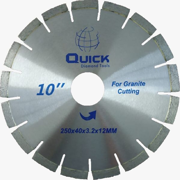 10 Inch Quick Granite Cutting Blade, Certification : ISI Certified