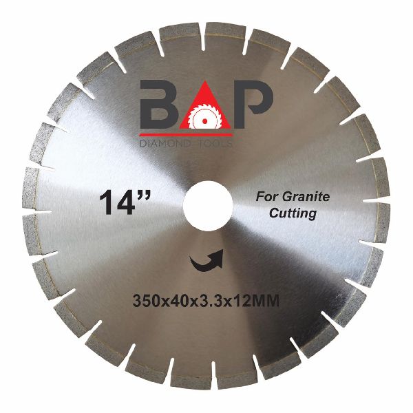 14 Inch BAP Granite Cutting Blade, Certification : ISI Certified