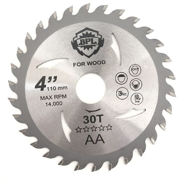 4 Inch Wood Cutting Blade, Color : Grey