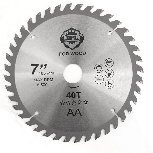 7 Inch Wood Cutting Blade, Color : Grey