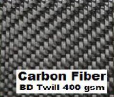 400 GSM BD-Twill Carbon Fiber Fabric, Technics : Machine Made