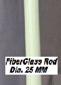 Plain Fiberglass Rods, Size : Standard