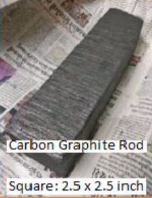 Square Carbon Graphite Rods, for Industrial, Technics : Machine Made
