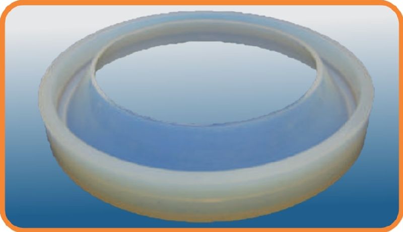 Polished Plain Silicone Hopper Gasket, Packaging Type : Carton Boxes