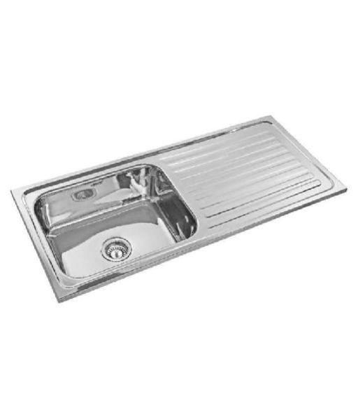 Rectangular Single Drain Single Bowl Sink, Color : Grey