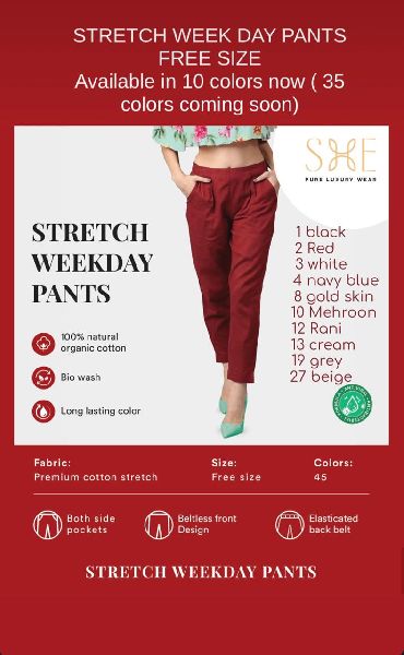 Stretch Weekday Pants
