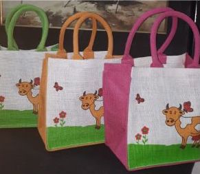 Jute Lunch Bag, Size : Large, Medium, Small