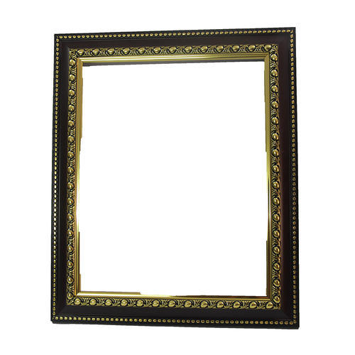 Polished Plain Wood Decorative Photo Frame, Color : Brown
