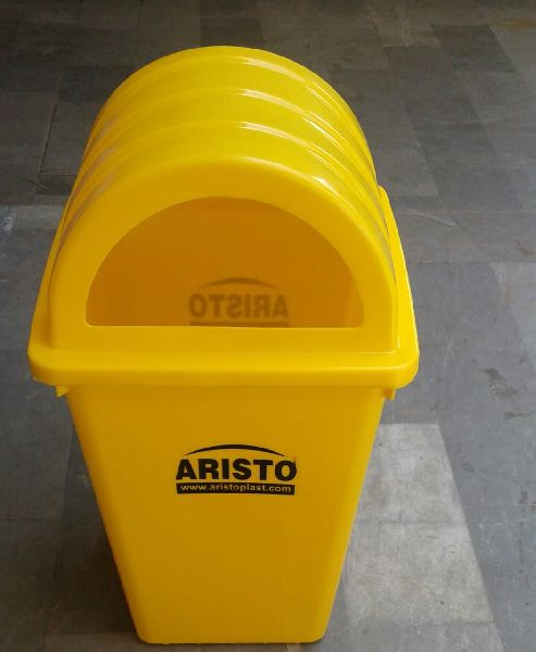 Rectangular Plastic Dustbin, for Outdoor Trash, Feature : Durable