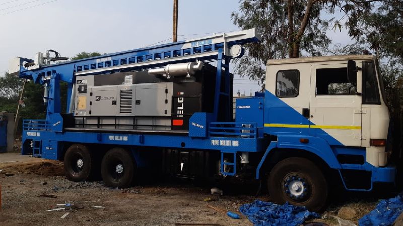 Hot sale high efficiency truck mounted borewell drilling machine for sale