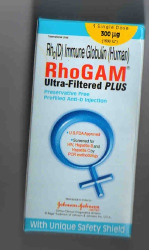 Rhogam 300 Mcg Injection, Form : Liquid