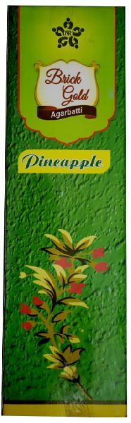 Brick Gold Pineapple Incense Sticks, for Religious, Aromatic