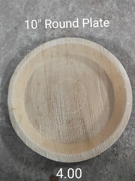 Round Areca Leaf Plates (10 Inch), for Serving Food, Size : 8inch.10inch
