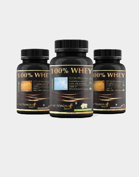 Whey Protein- 100% Whey Protein, for Muscle Strength Gain, Packaging Type : Bottles