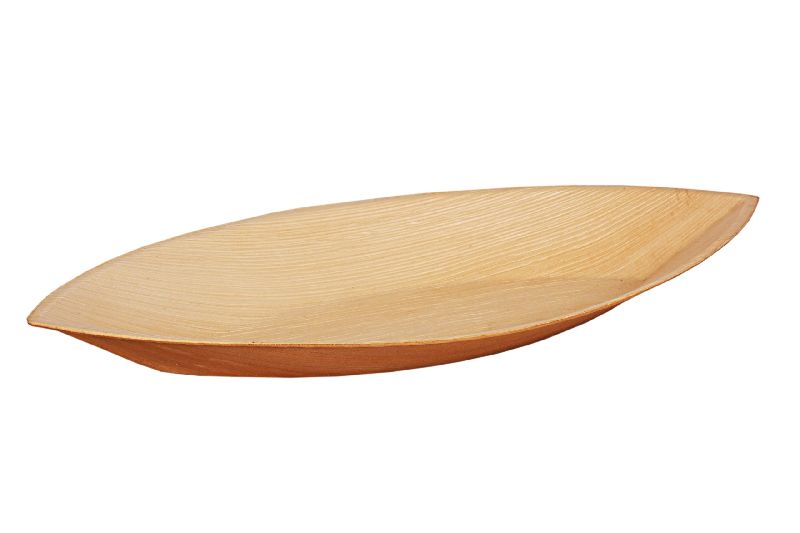 Natural Areca Leaf Serving Tray, Size : 6inch