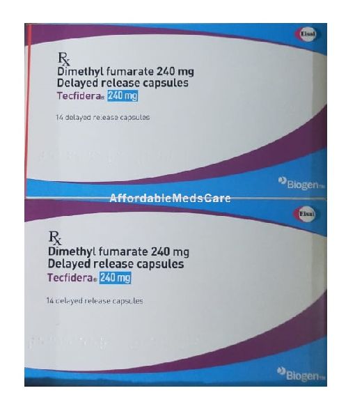 Brand Tecfidera 240mg (Dimethyl fumarate) Capsules