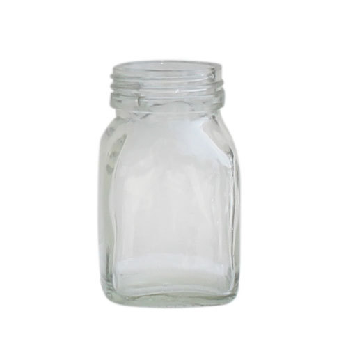 Polished Plain Glass 100g Honey Jar, Cap Material : Aluminium