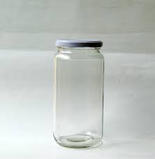 Polished Plain 500G Glass Honey Jar, Shape : Round