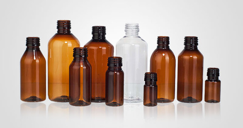 Glass Amber Pharma Bottle, for Beverage, Feature : Freshness Preservation