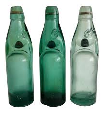 Glass Codd Neck Bottle, for Soda Storage, Closure Type : Cap