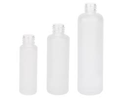Plain Glass Frosted Bottle, Storage Capacity : 100ml, 250ml