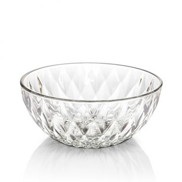 Plain Moon Diamond Glass Bowl, for Serving