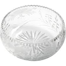 Plain Royal Flower Glass Bowl, for Serving