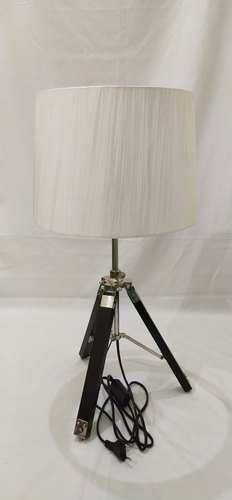 Wooden Fancy Table Lamp, for Lighting, Pattern : Plain