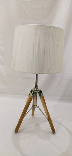 Glass Fluorescent Table Lamp, for Lighting, Pattern : Plain