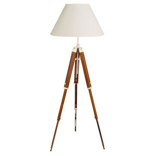 Plain Metal Indoor Floor Lamp, Color : White
