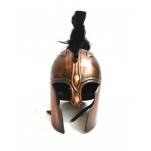 Oval Polished Brass Roman Troy Helmet, for Safety Use, Size : 26 Inch