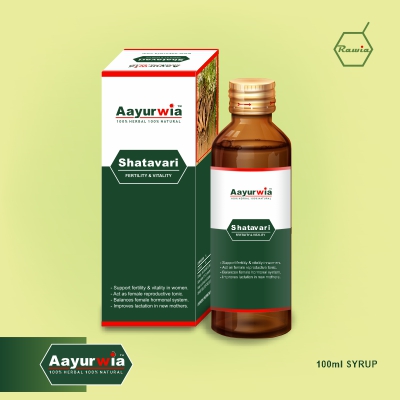 Aayurwia Shatavari Syrup, Packaging Size : 200 ml