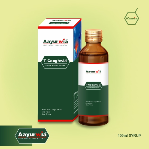 Aayurwia T-coughwia Syrup, Packaging Size : 200 ml