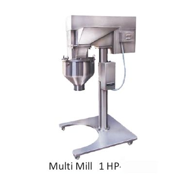 Stainless Steel 10-20kg 1 HP Multi Mill, Voltage : 110V