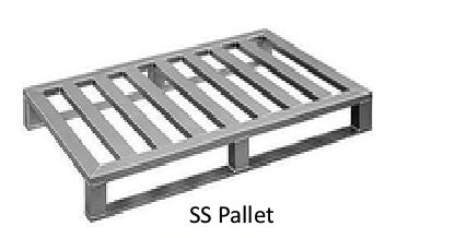Stainless Steel 2 Way Pallet, for Automobiles, Construction Industry