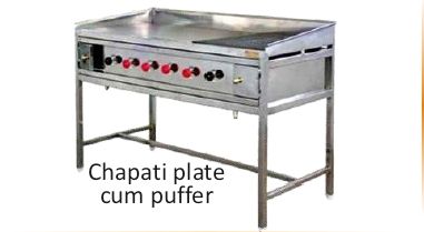Stainless Steel Chapati Puffer Plate