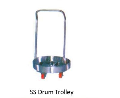 Stainless Steel Drum Trolley