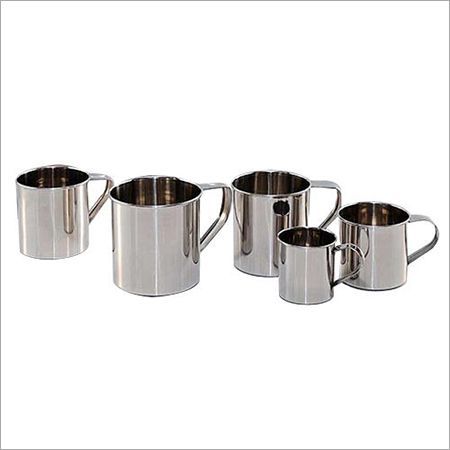 Round Stainless Steel Mugs, for Drinkware, Style : Modern
