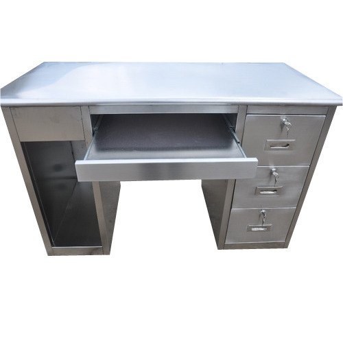 Stainless Steel Office Table, Size : Standard