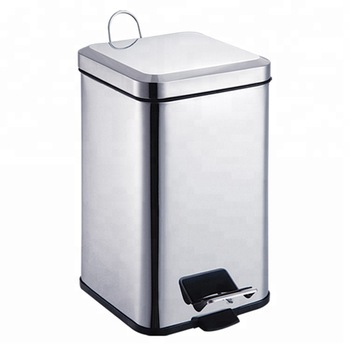 Stainless Steel Square Dustbin