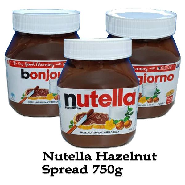 Nutella Hazelnut Chocolate Spread, 750 g, Pack of 6