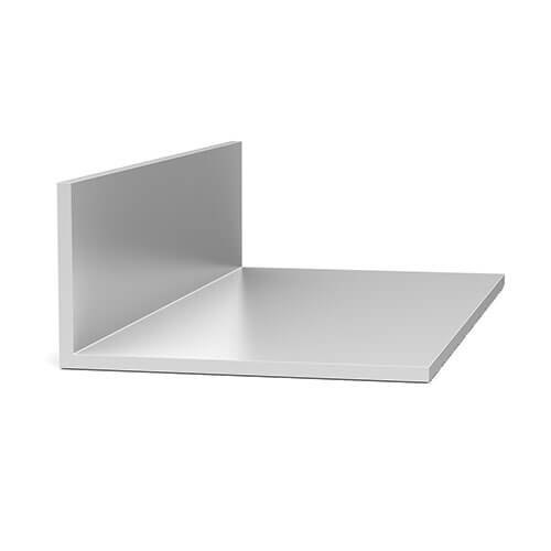 Glossy Aluminium Angle, for Construction, Pattern : Plain