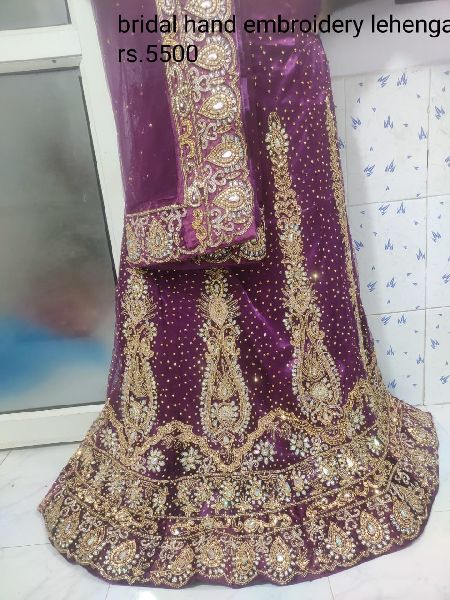 Hand Embroidery Bridal Lehenga