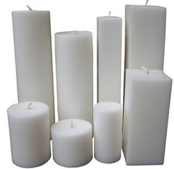 Glossy Plain wax candles, Technics : Machine Made