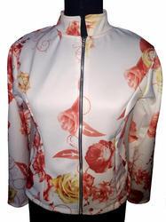 Girls Printed Collar Jacket, Feature : Attractive Designs, Comfortable, Easy Washable, Waterproof