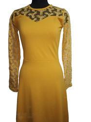 Ladies Designer Long Dress, Feature : Anti-Wrinkle, Comfortable, Shrink Resistance